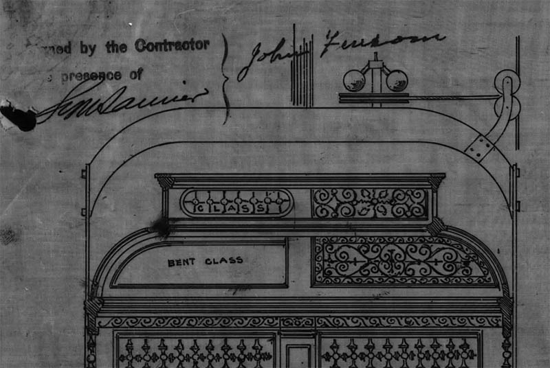 Journey of Discovery Engineer Drawing Fensom Signature